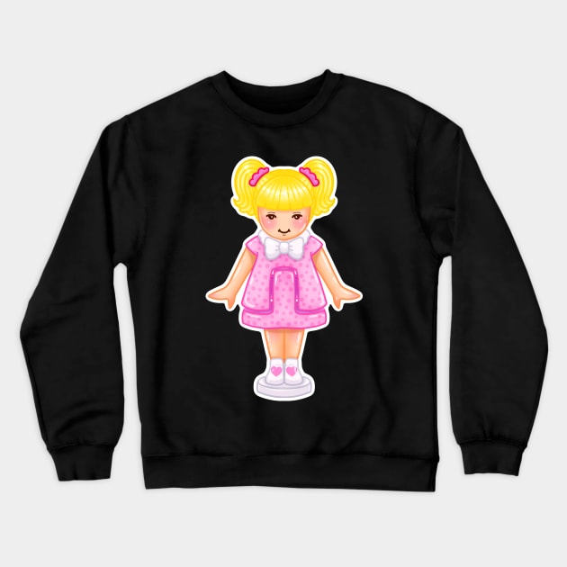 Polly Pocket Crewneck Sweatshirt by Kalaidas-Art